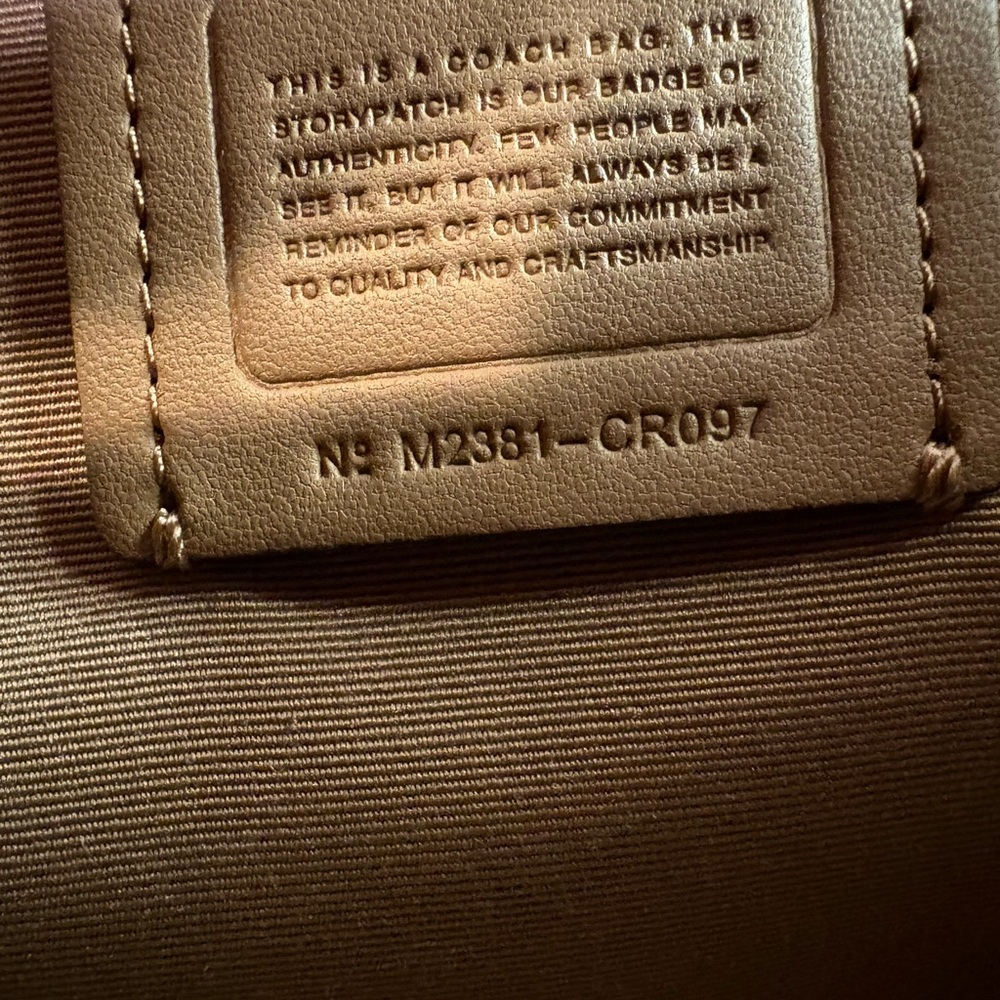 Coach Nina Small Tote - Picture 6 of 7